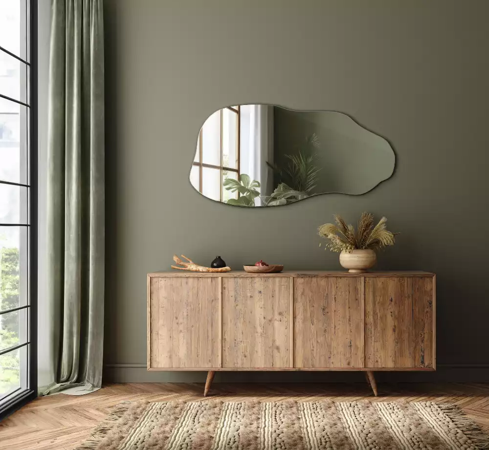 Miroir organique tache suspendue