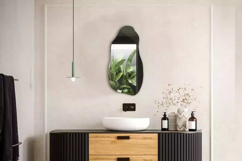 Miroir organique tache suspendue