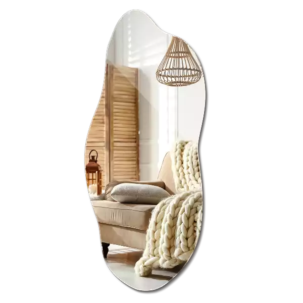 Miroir forme organique accessoire élégant