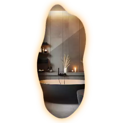 Miroir organique led élégant