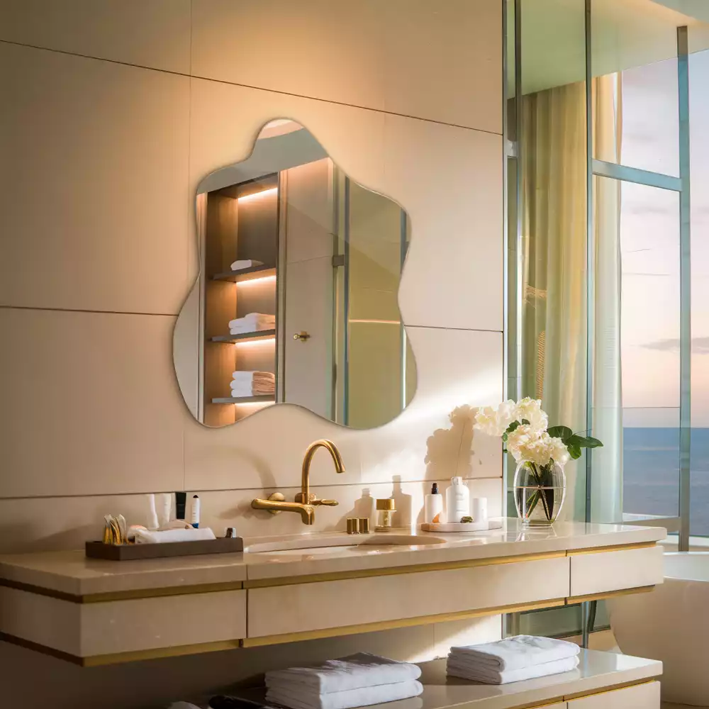 Miroir asymétrique tache