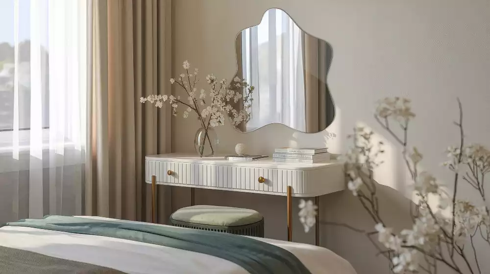 Miroir asymétrique tache