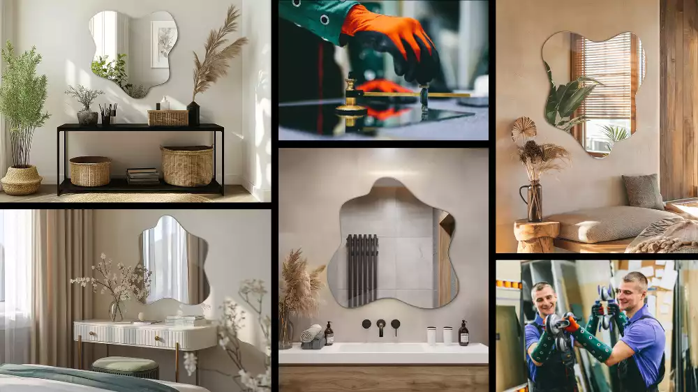 Miroir asymétrique tache