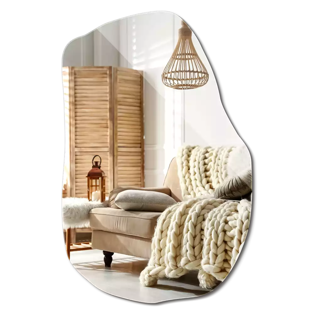 Miroir forme irrégulière unique