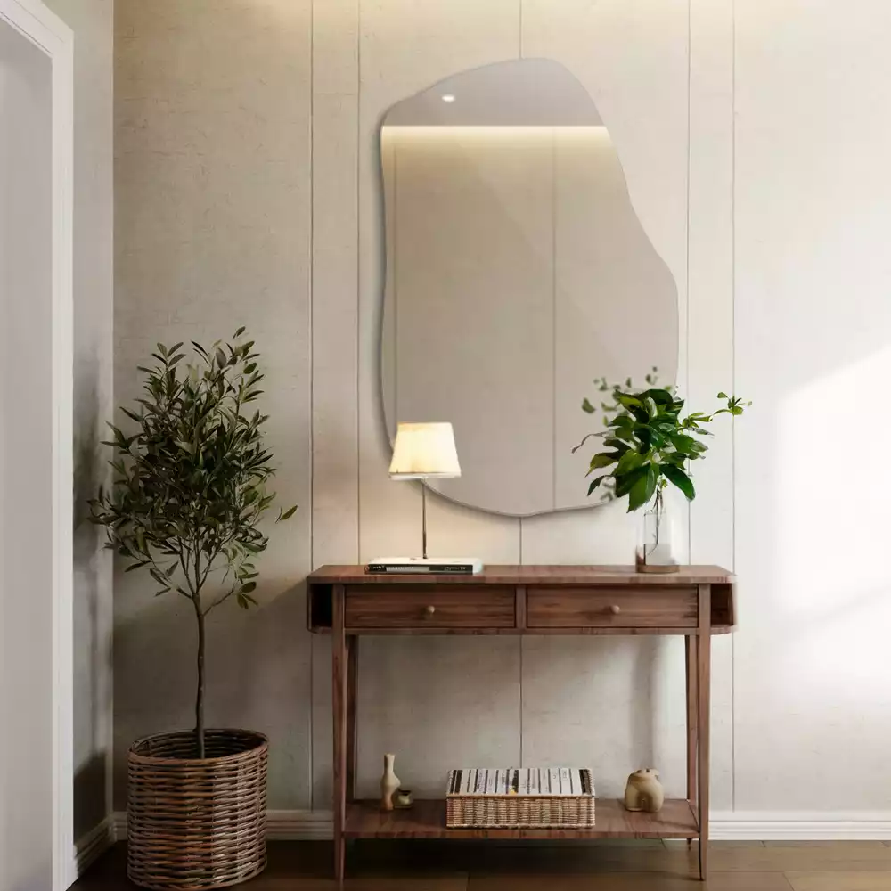 Miroir forme irrégulière unique