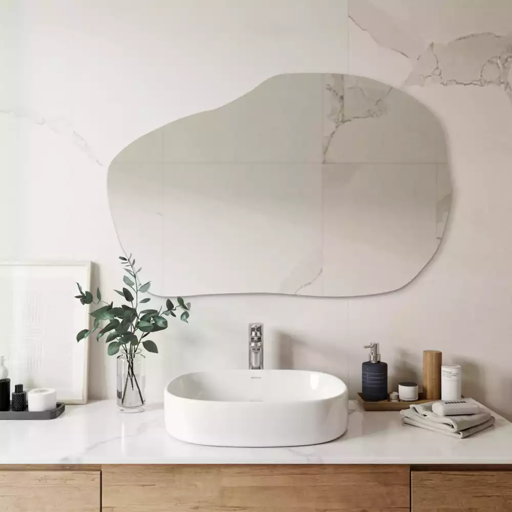 Miroir forme irrégulière unique