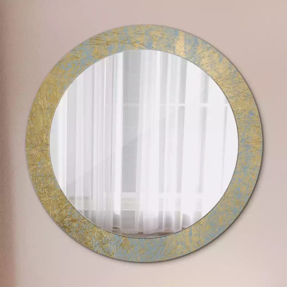 Miroir rond imprimé Motif loft