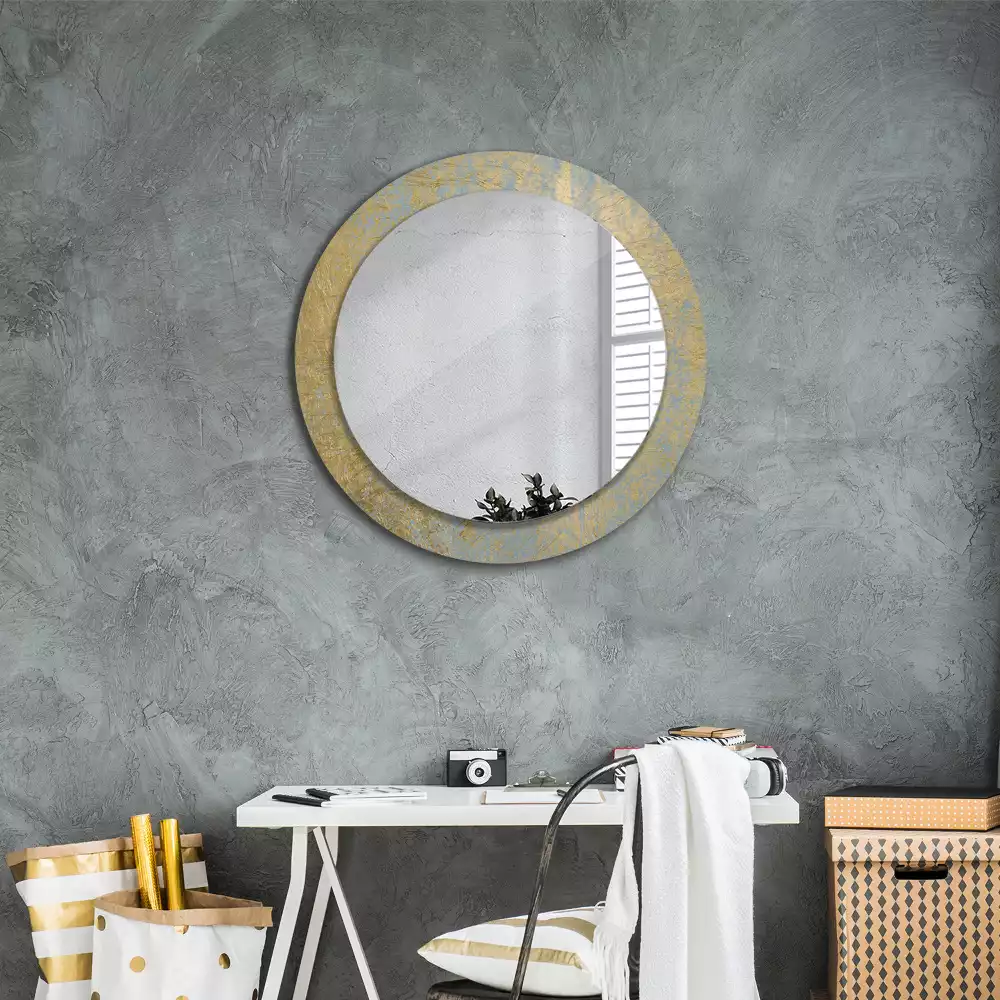 Miroir rond imprimé Motif loft