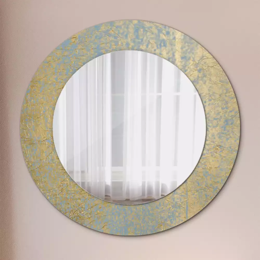 Miroir rond imprimé Motif loft
