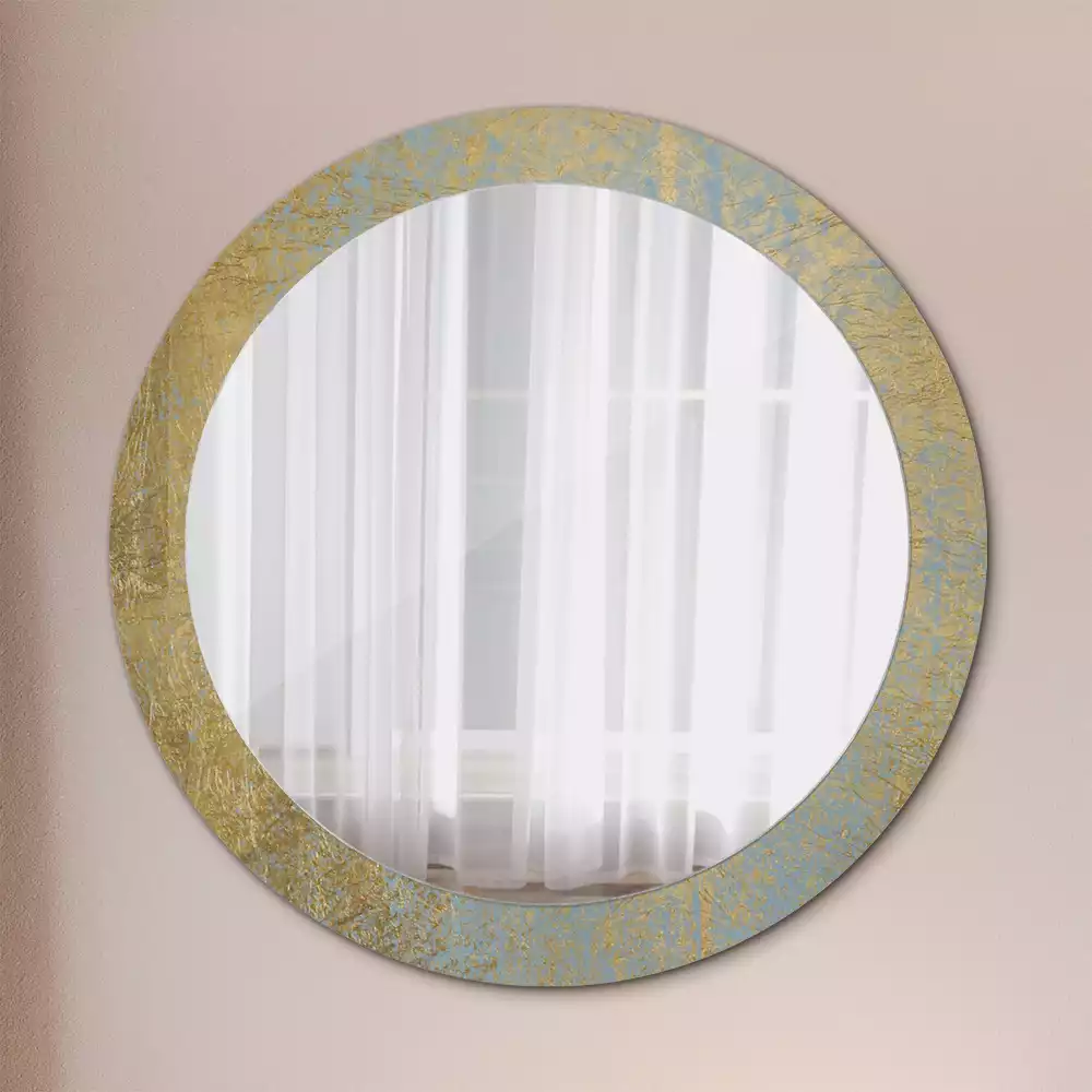Miroir rond imprimé Motif loft