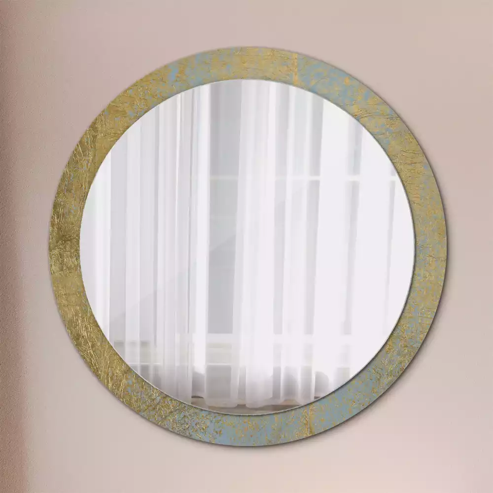 Miroir rond imprimé Motif loft