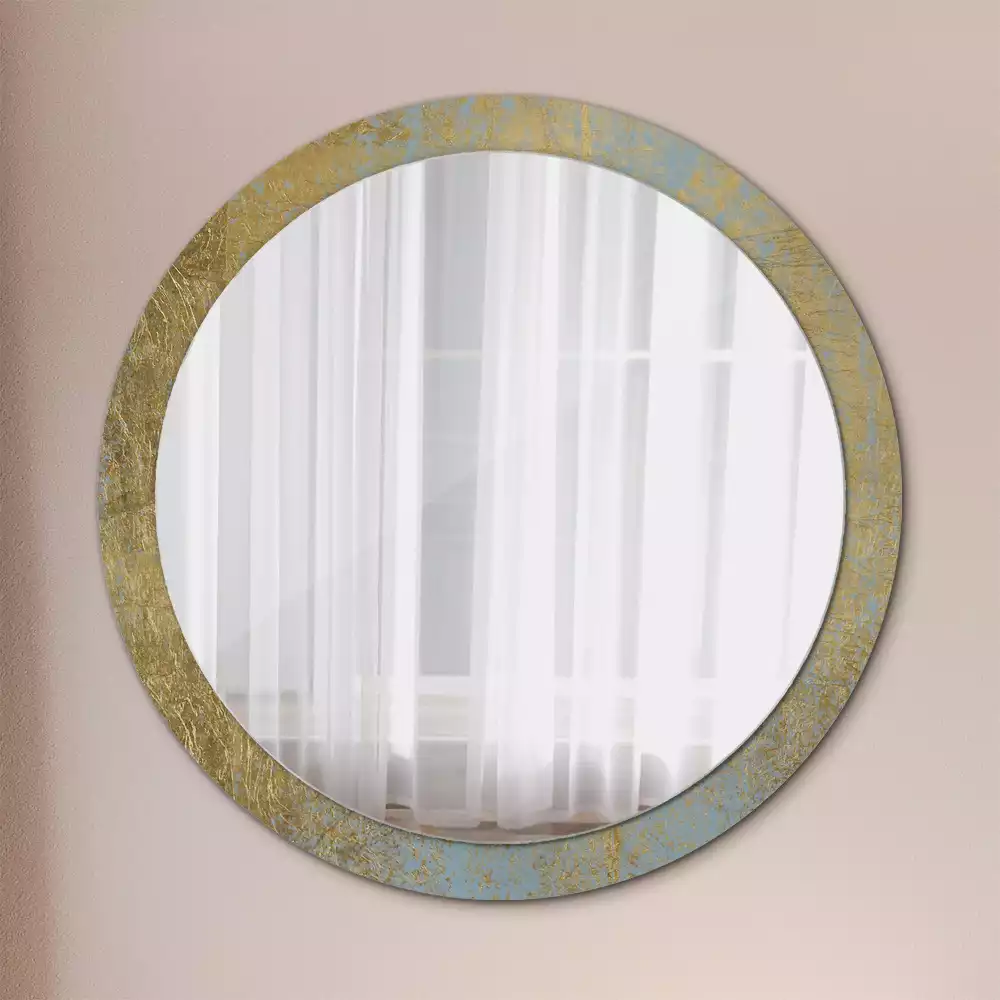 Miroir rond imprimé Motif loft