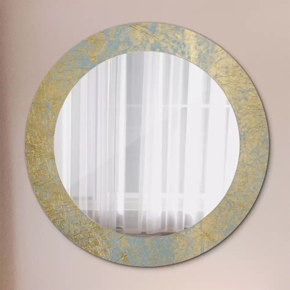 Miroir rond imprimé Motif loft