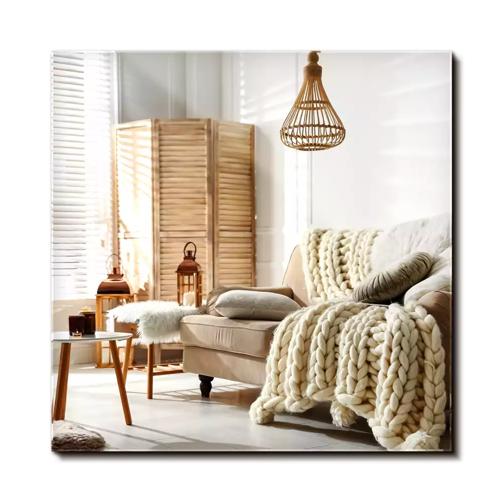 Miroir rectangulaire moderne sans cadre