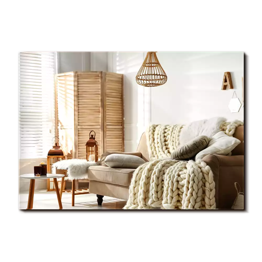 Miroir rectangulaire moderne sans cadre