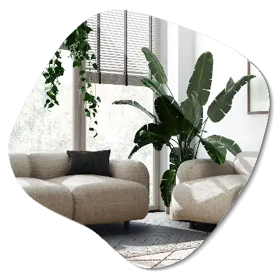 Miroir en forme de tache accessoire spectaculaire