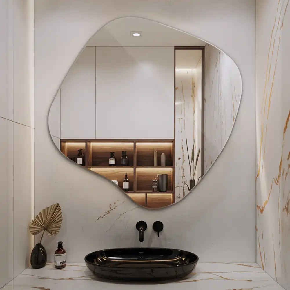 Miroir en forme de tache accessoire spectaculaire