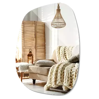 Miroir organique forme raffinée