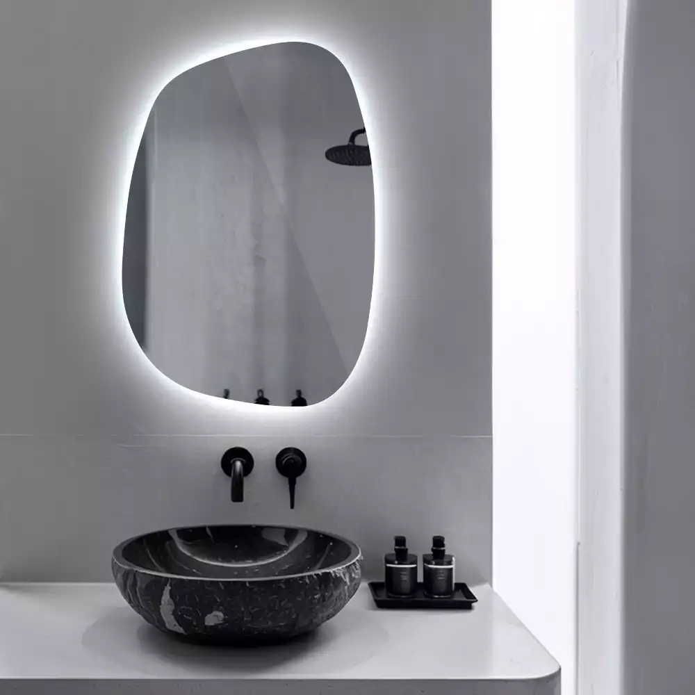 Miroir organique led sans cadre