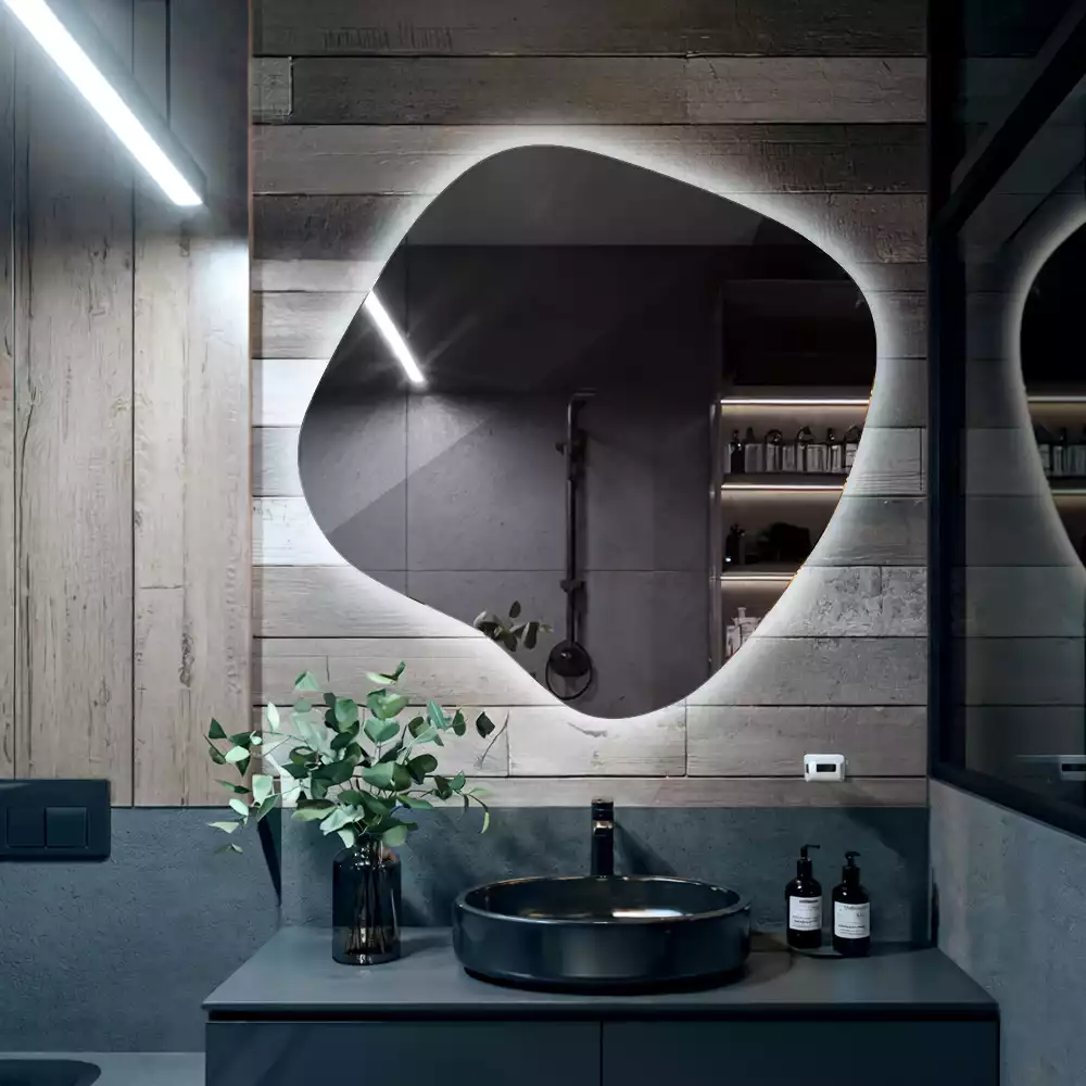 Miroir tache avec éclairage LED unique