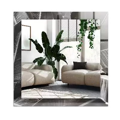 Miroir décoratif rectangulaire Feuilles de bananier