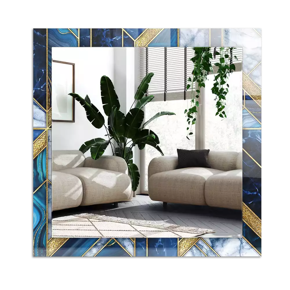 Miroir décoratif rectangulaire Mosaïque géométrique abstraite