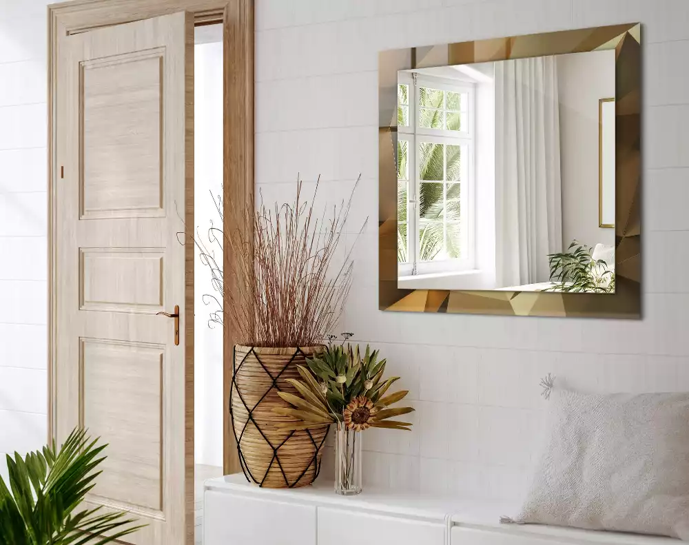Miroir décoratif rectangulaire Formes géométriques