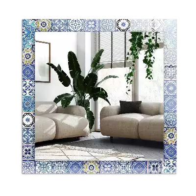 Miroir décoratif rectangulaire Motifs marocains