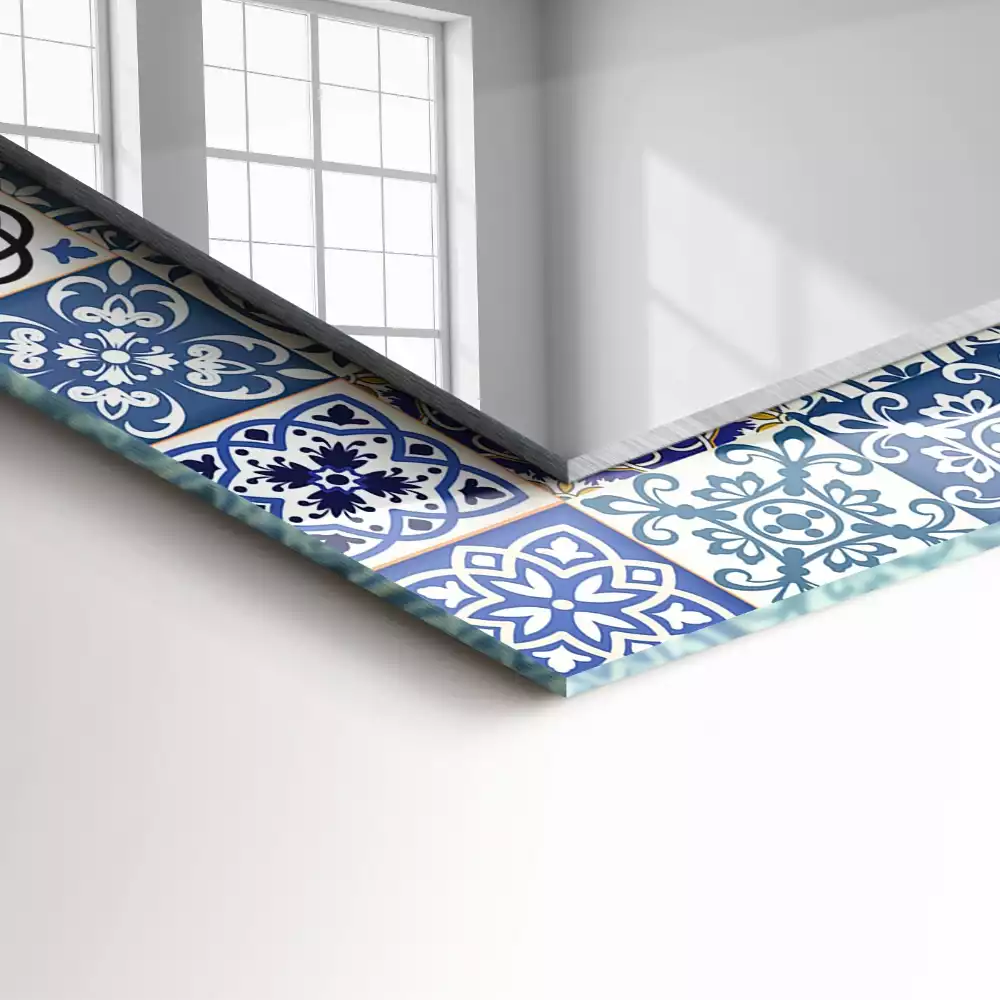 Miroir décoratif rectangulaire Motifs marocains