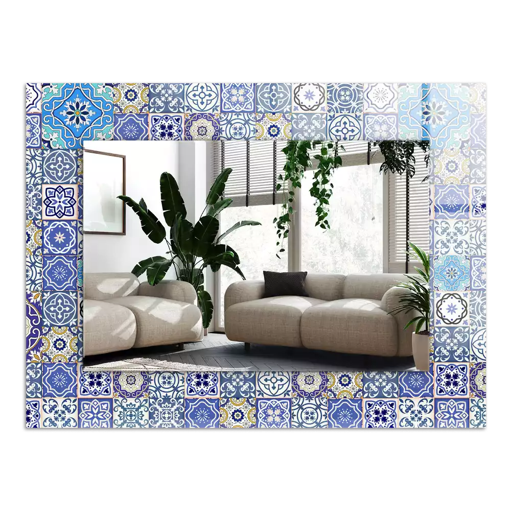 Miroir décoratif rectangulaire Motifs marocains