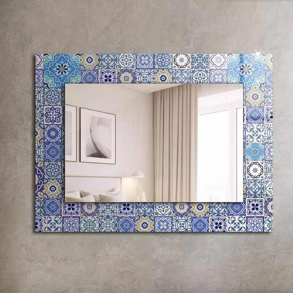 Miroir décoratif rectangulaire Motifs marocains