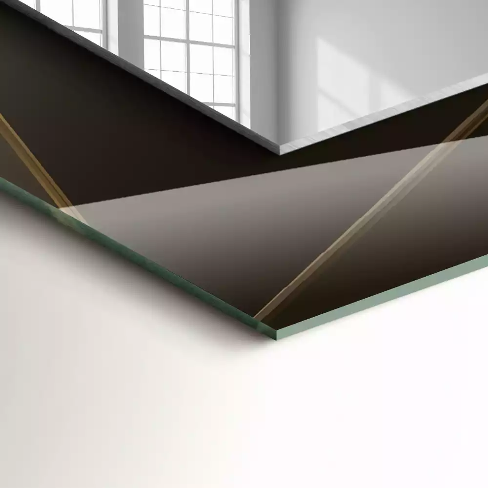 Miroir décoratif rectangulaire Formes géométriques