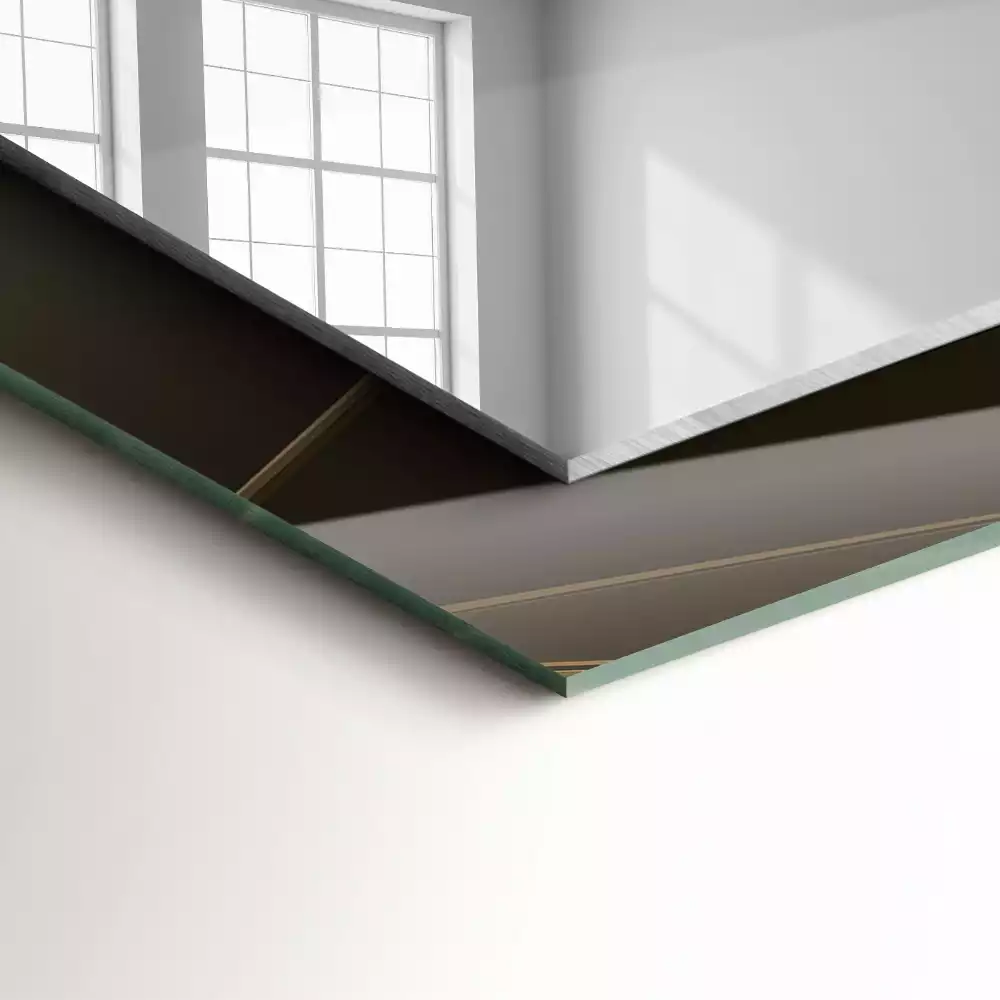 Miroir décoratif rectangulaire Formes géométriques