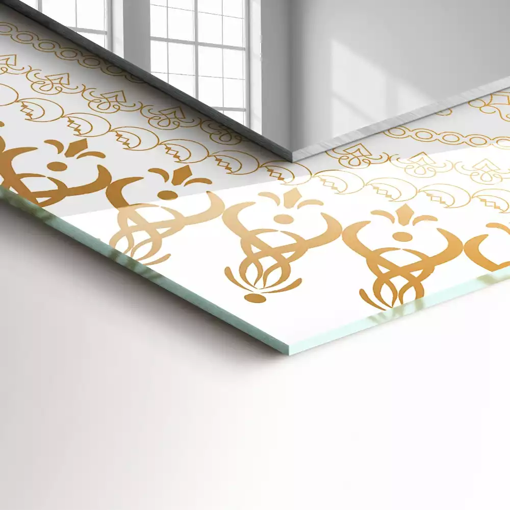 Miroir décoratif rectangulaire Motif mandala