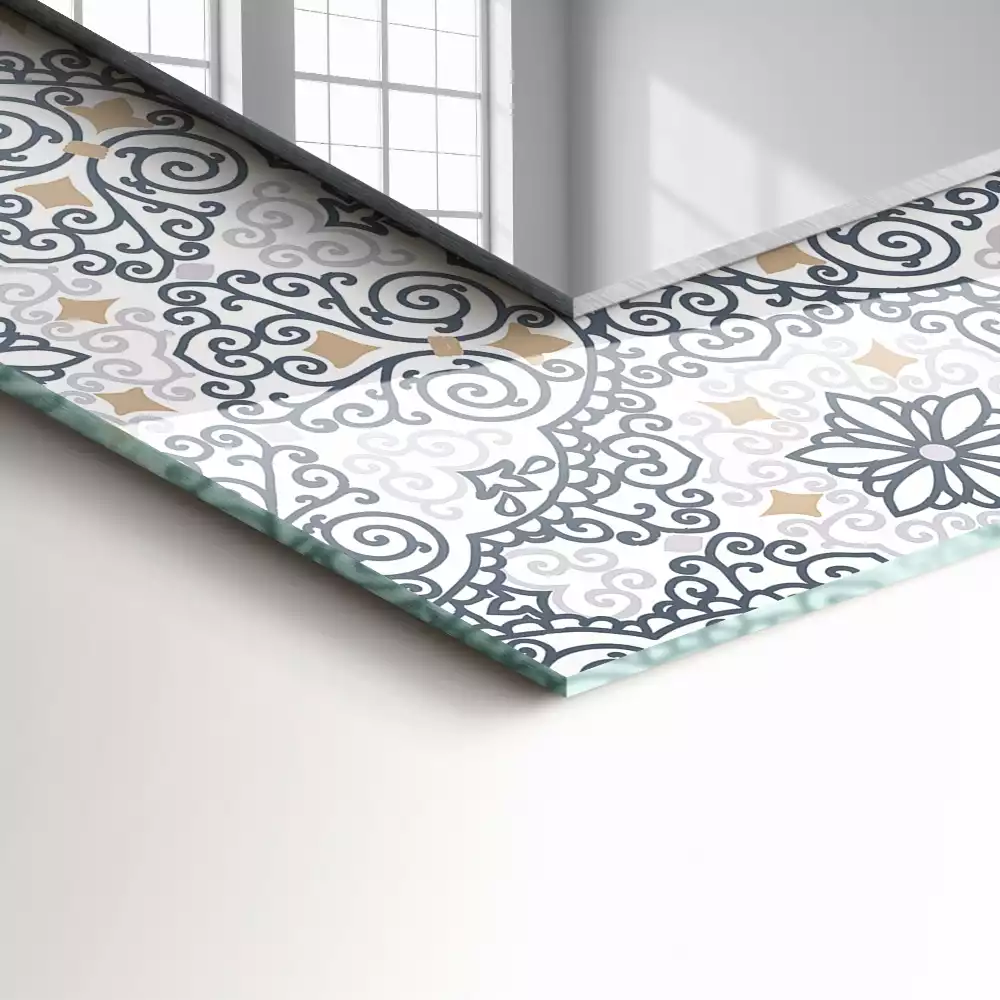 Miroir décoratif rectangulaire Motif ornement