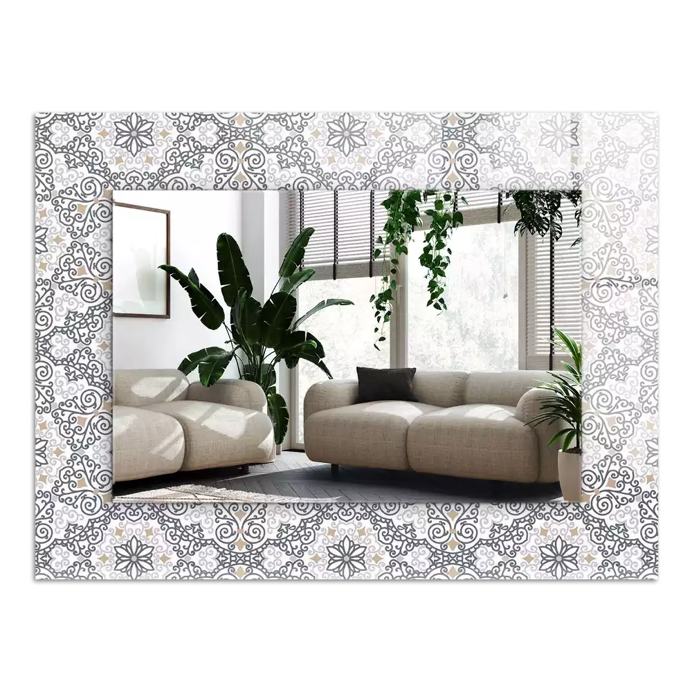 Miroir décoratif rectangulaire Motif ornement