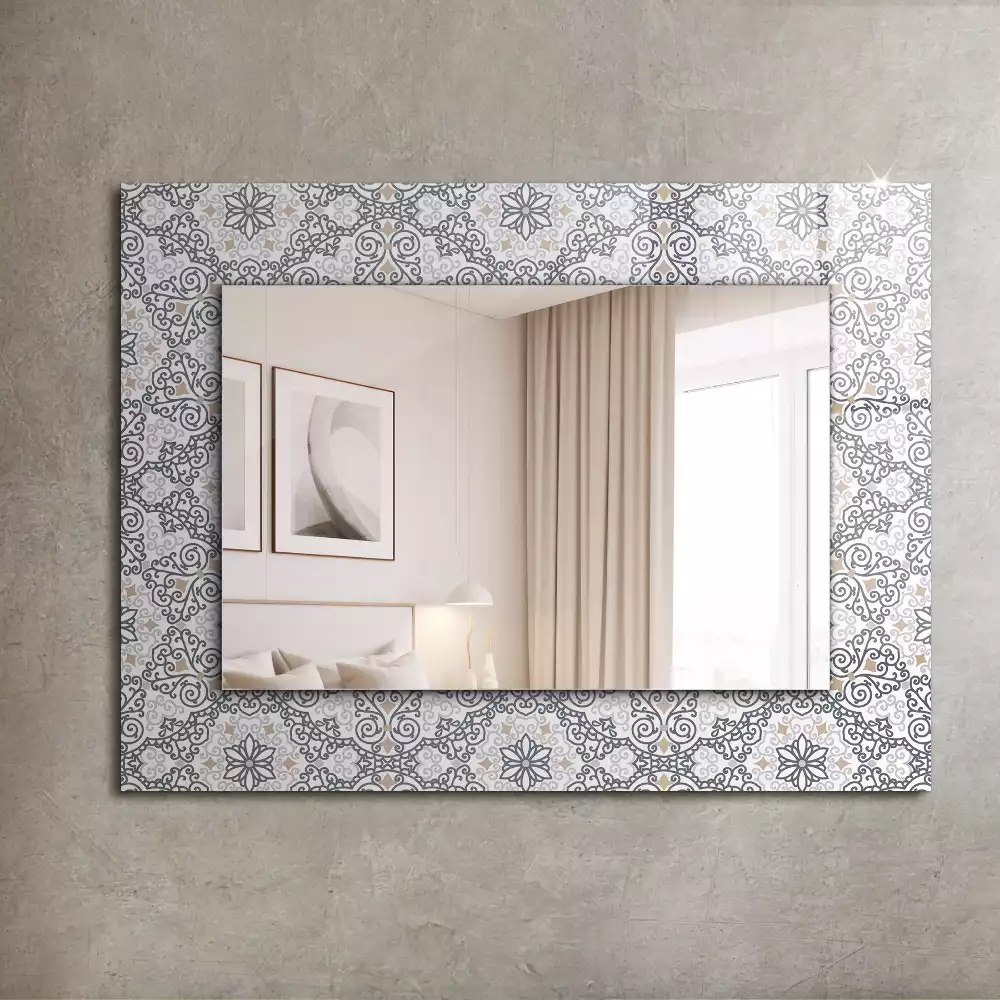 Miroir décoratif rectangulaire Motif ornement
