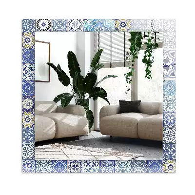 Miroir décoratif rectangulaire Carrelage mosaïque coloré