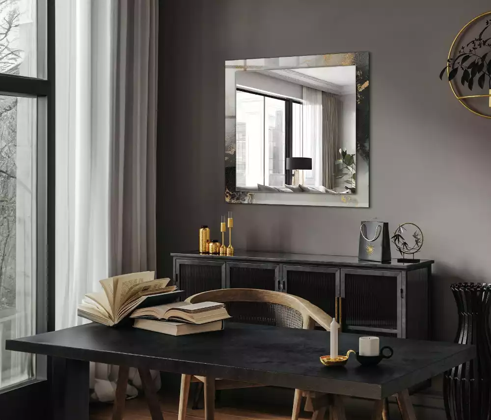 Miroir décoratif rectangulaire Art moderne abstrait