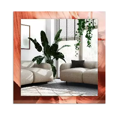 Miroir avec imprimé décoratif rectangulaire Canyon désertique rochers