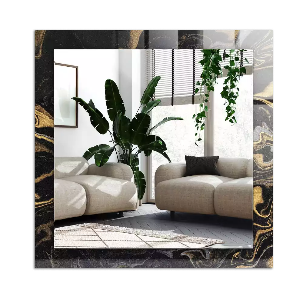 Miroir décoratif rectangulaire Motif marbré abstrait