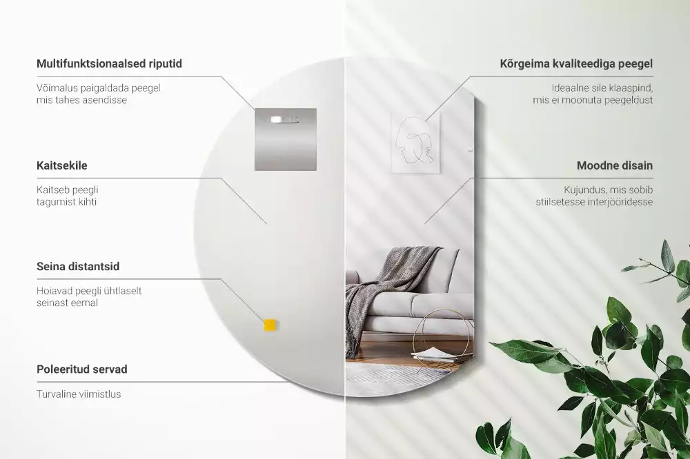 Demi cercle miroir ajout original