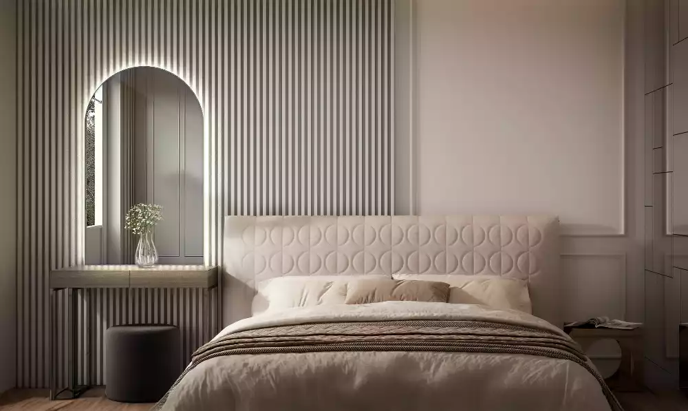 Miroir en forme d arche avec rétroéclairage LED