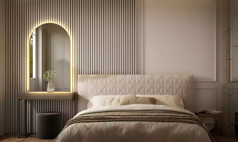 Miroir en forme d arche avec rétroéclairage LED