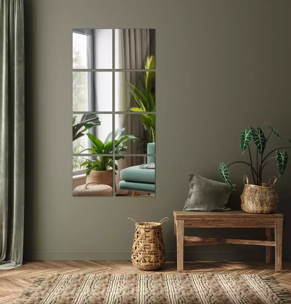 Carreaux en miroir carré décoratif