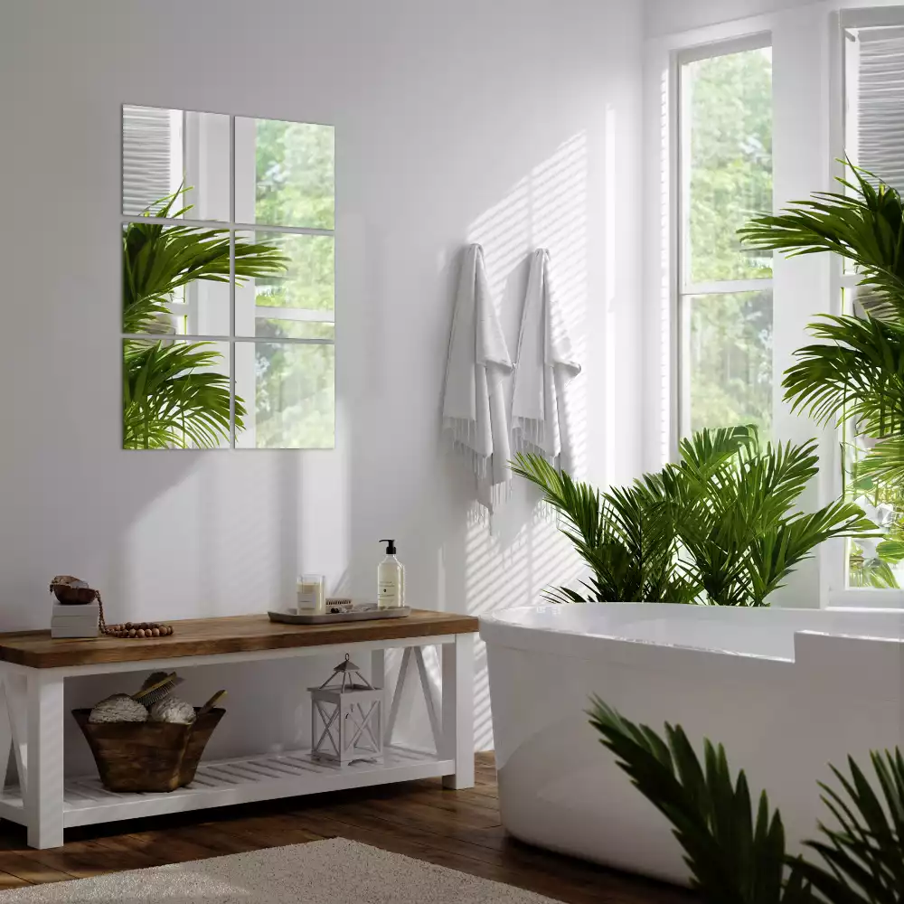 Carreaux en miroir carré décoratif